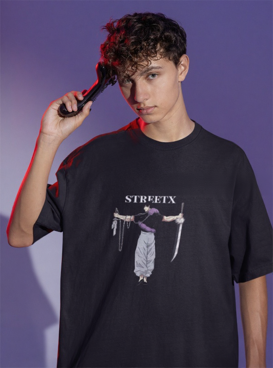 “BEHIND | Limited Edition Luxury Oversized Tee – Own the Silence”